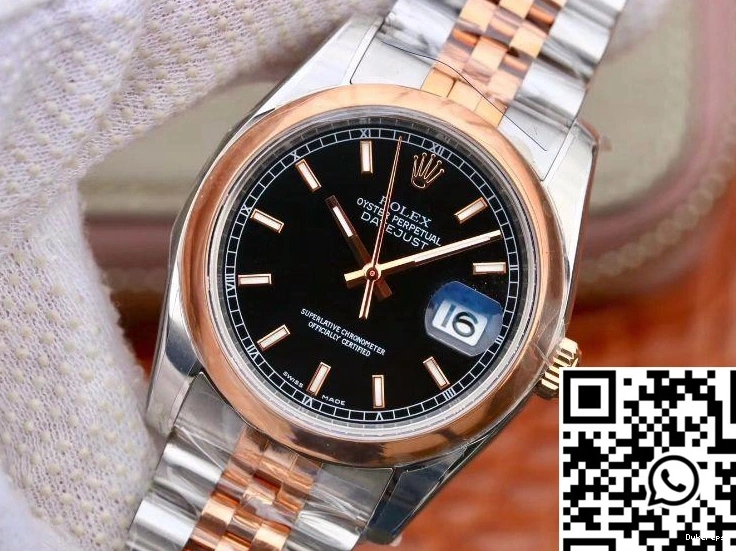 671 126201 Datejust Dial AR 36MM FastDry Factory Black Rolex 0712